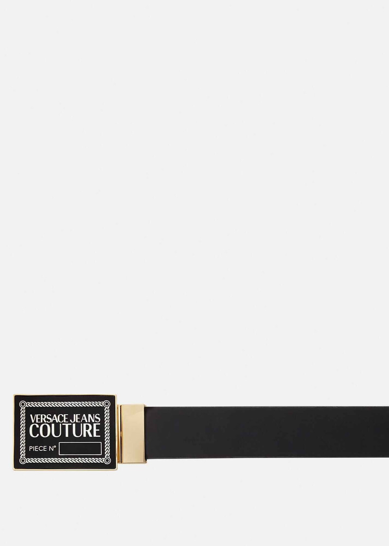 VERSACE JEANS COUTURE Reversible Logo Atom Belt outlook