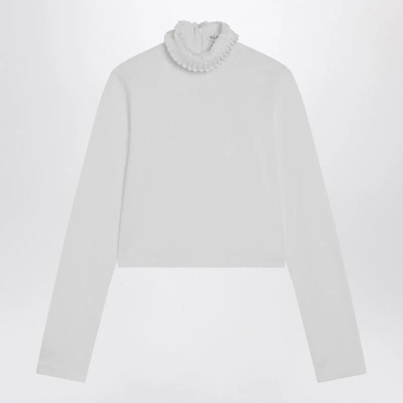 Alaïa Crop T-Shirt Dolcevita - 1