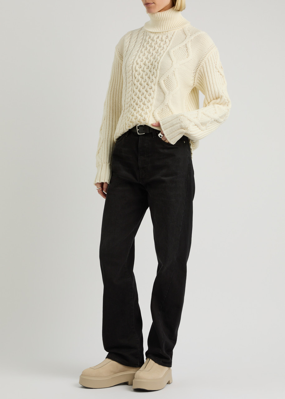 Moncler Dolcevita Cable-knit Wool Jumper - 4