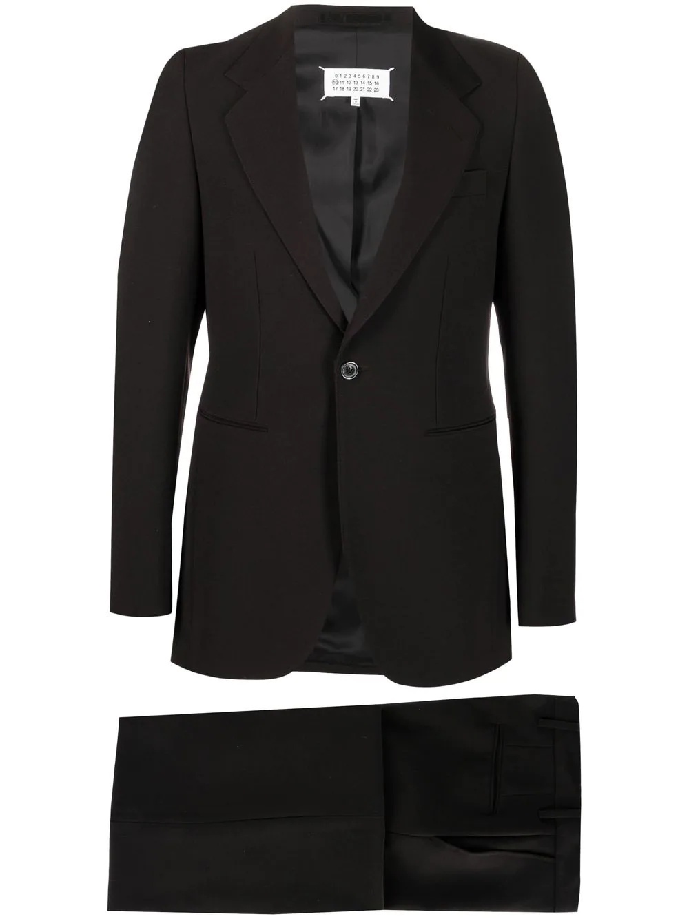 four-stitch single-breasted suit - 1