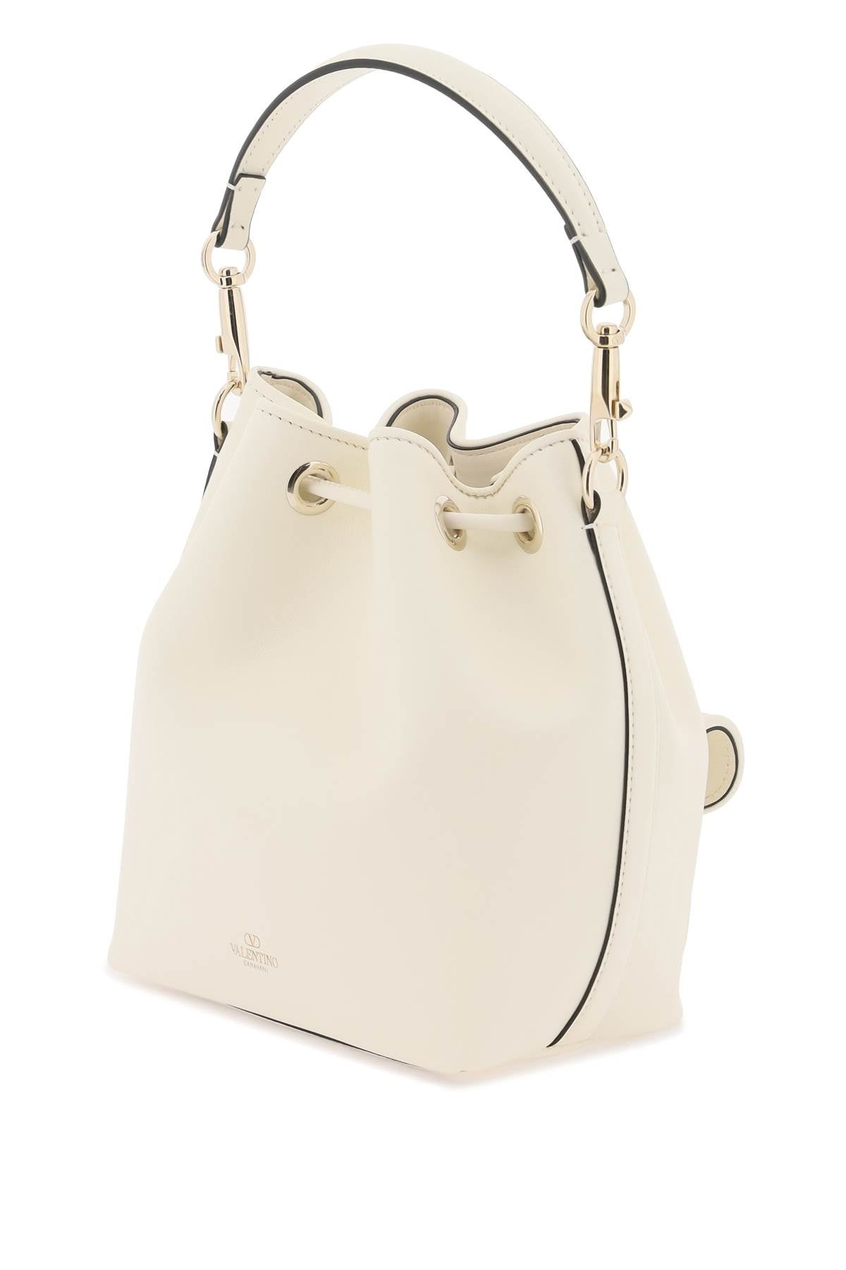 Valentino Garavani Leather Locò Bucket Bag Women - 2