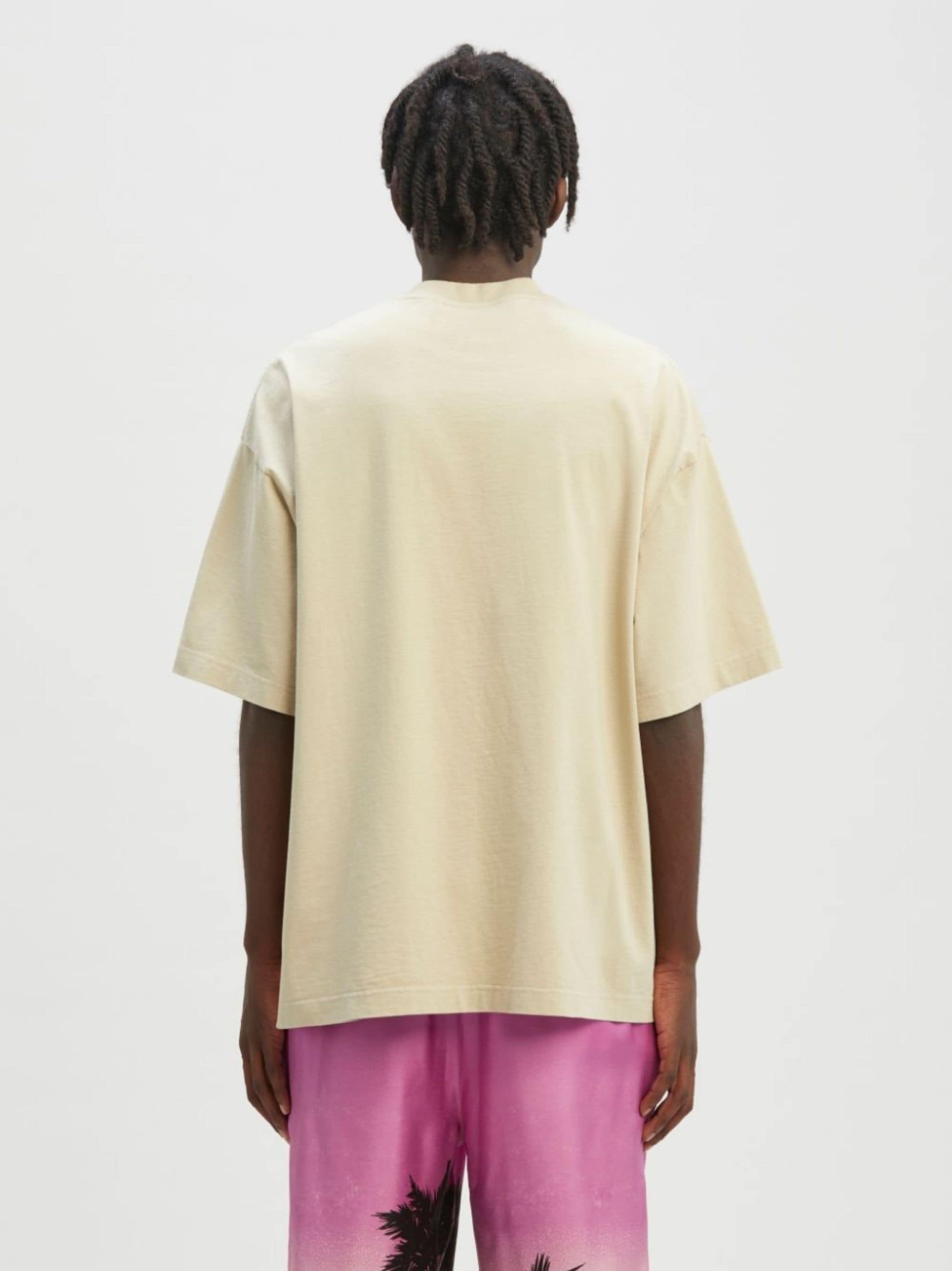 palm-print short-sleeve T-shirt - 5