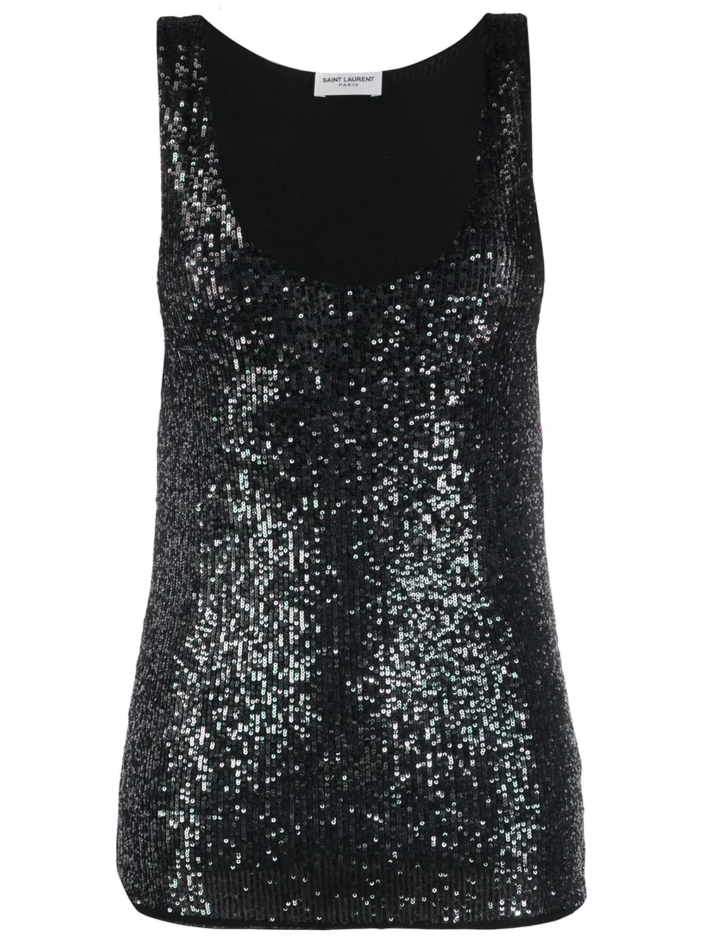 sequinned tank top - 1