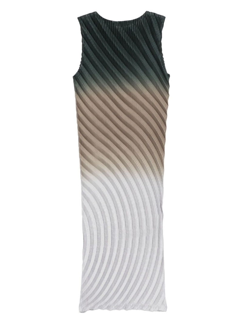 ISSEY MIYAKE Nuance Pleats midi dress outlook