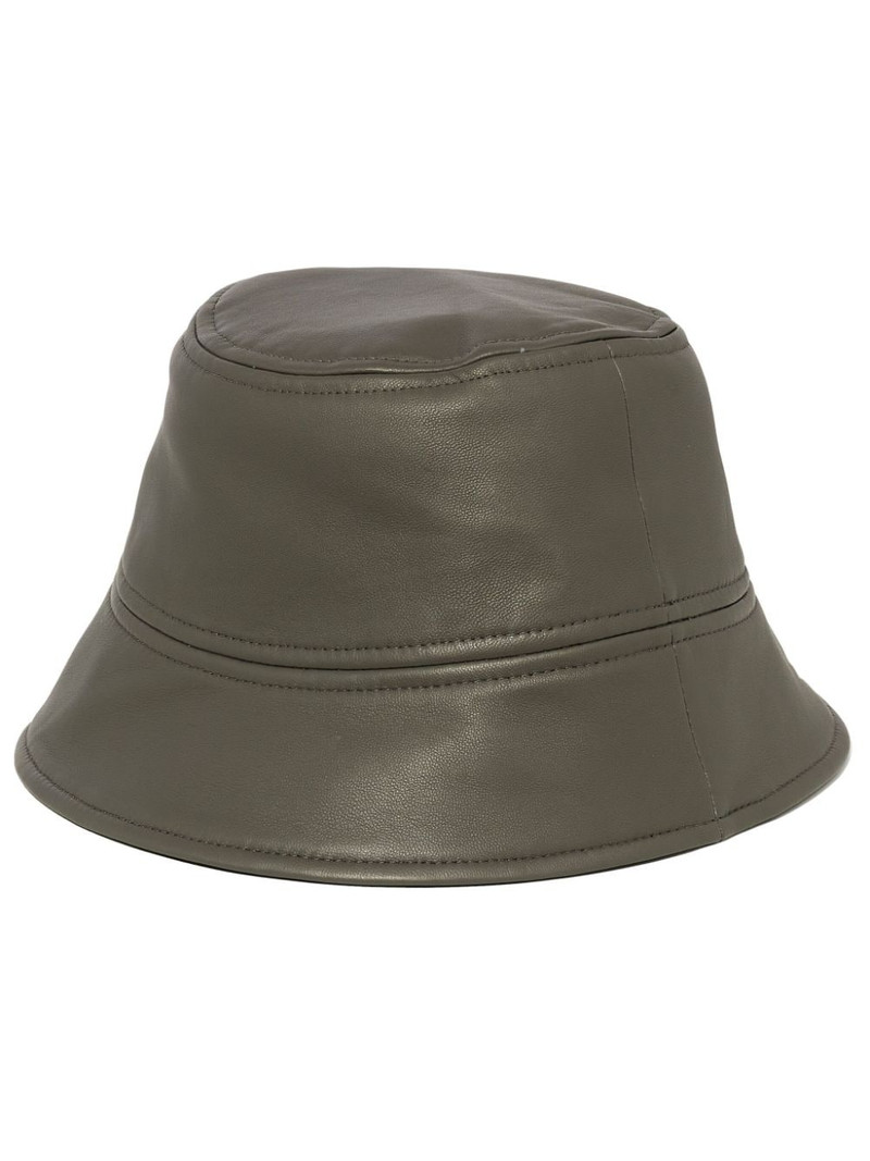 leather bucket hat 1