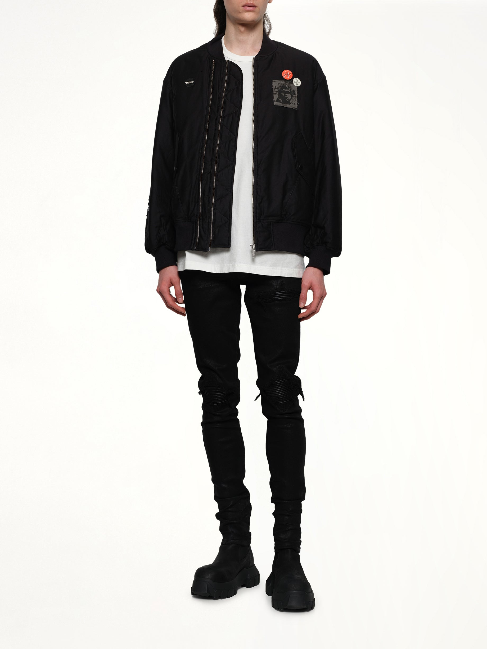 You Don'T Know Me Blouson in Black - 4
