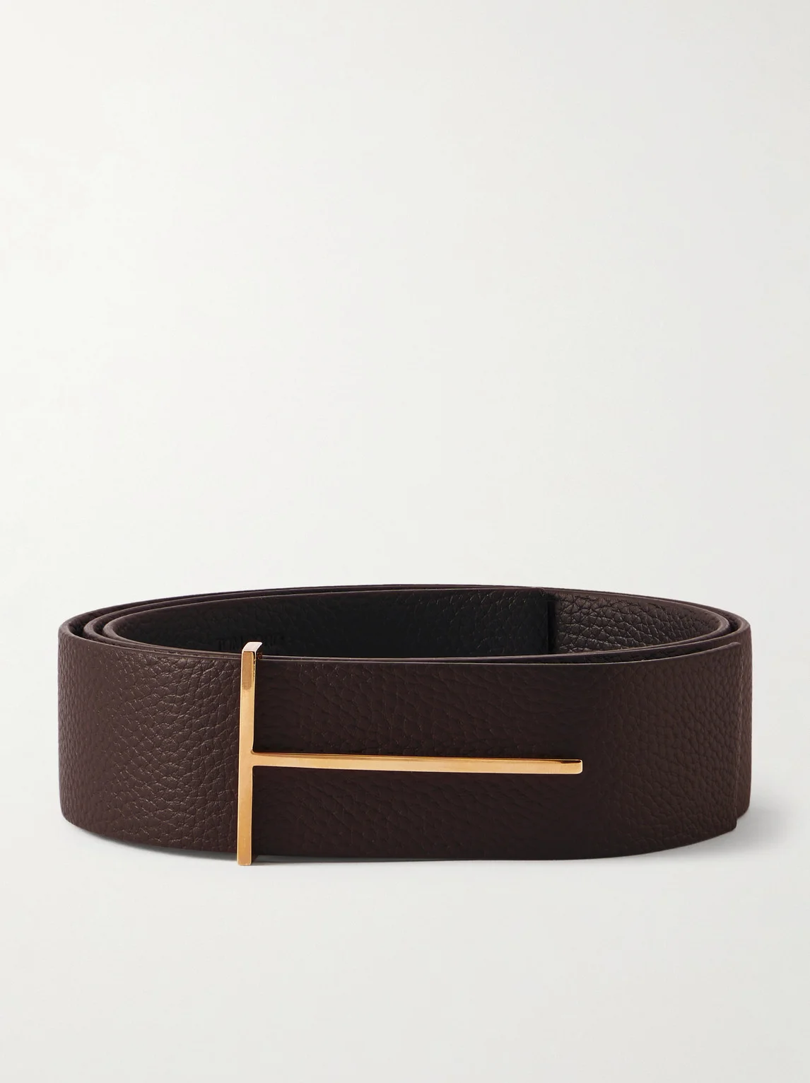 4cm Full-Grain Leather Belt - 1