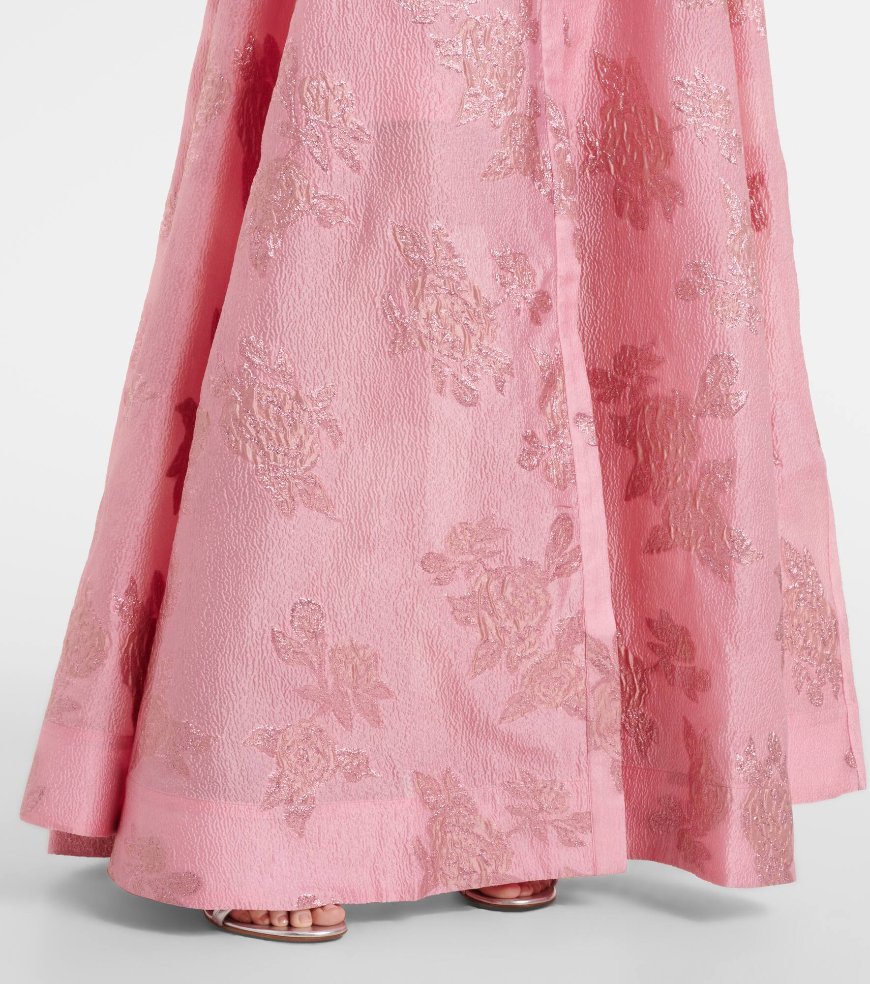 Benette belted brocade shirt dress - 6