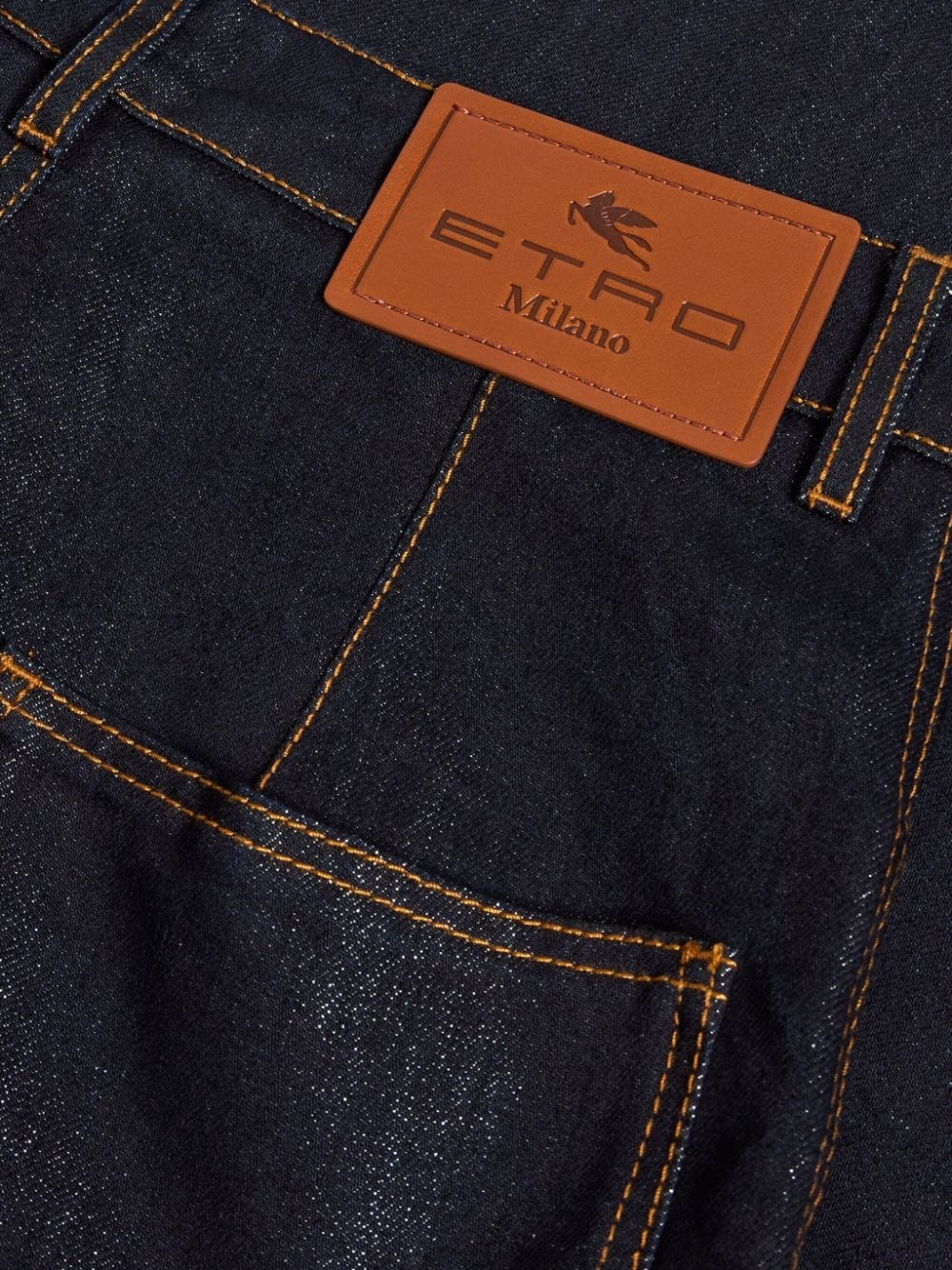 lurex-detail jeans - 3