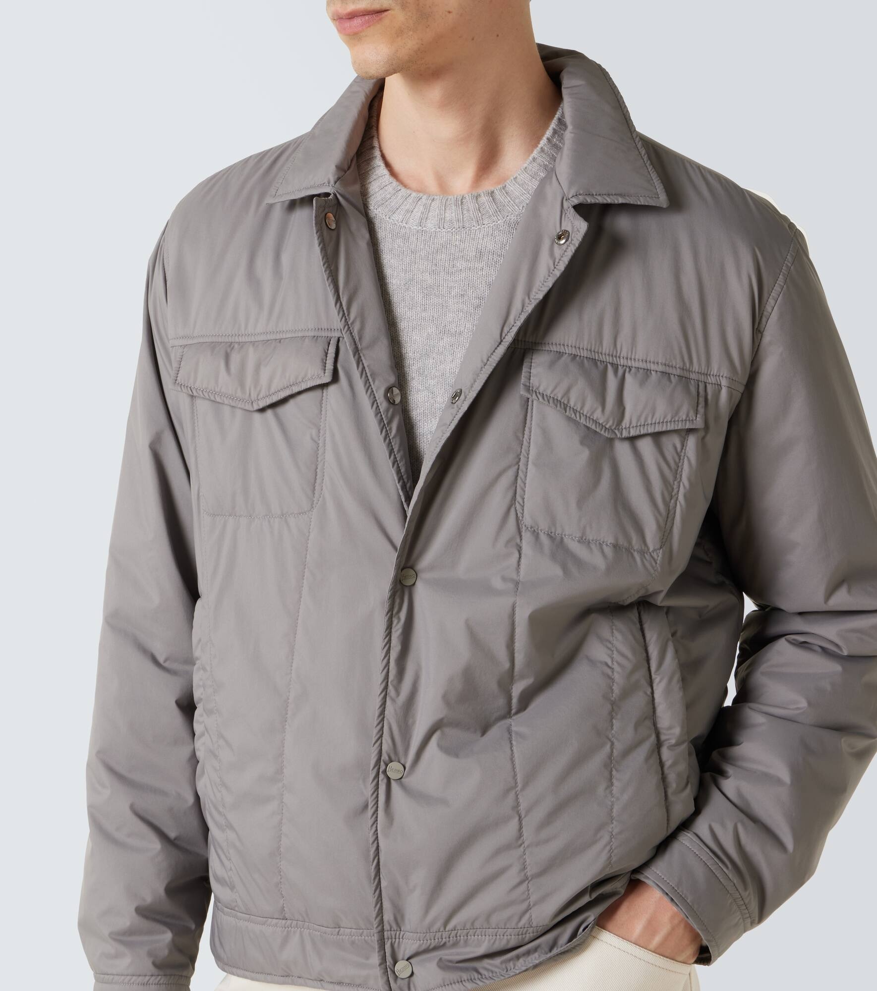 Padded field jacket - 5