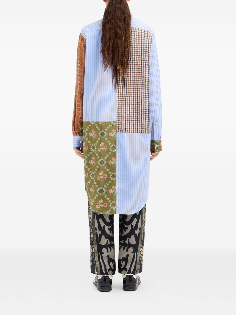 patchwork-design shirt 3