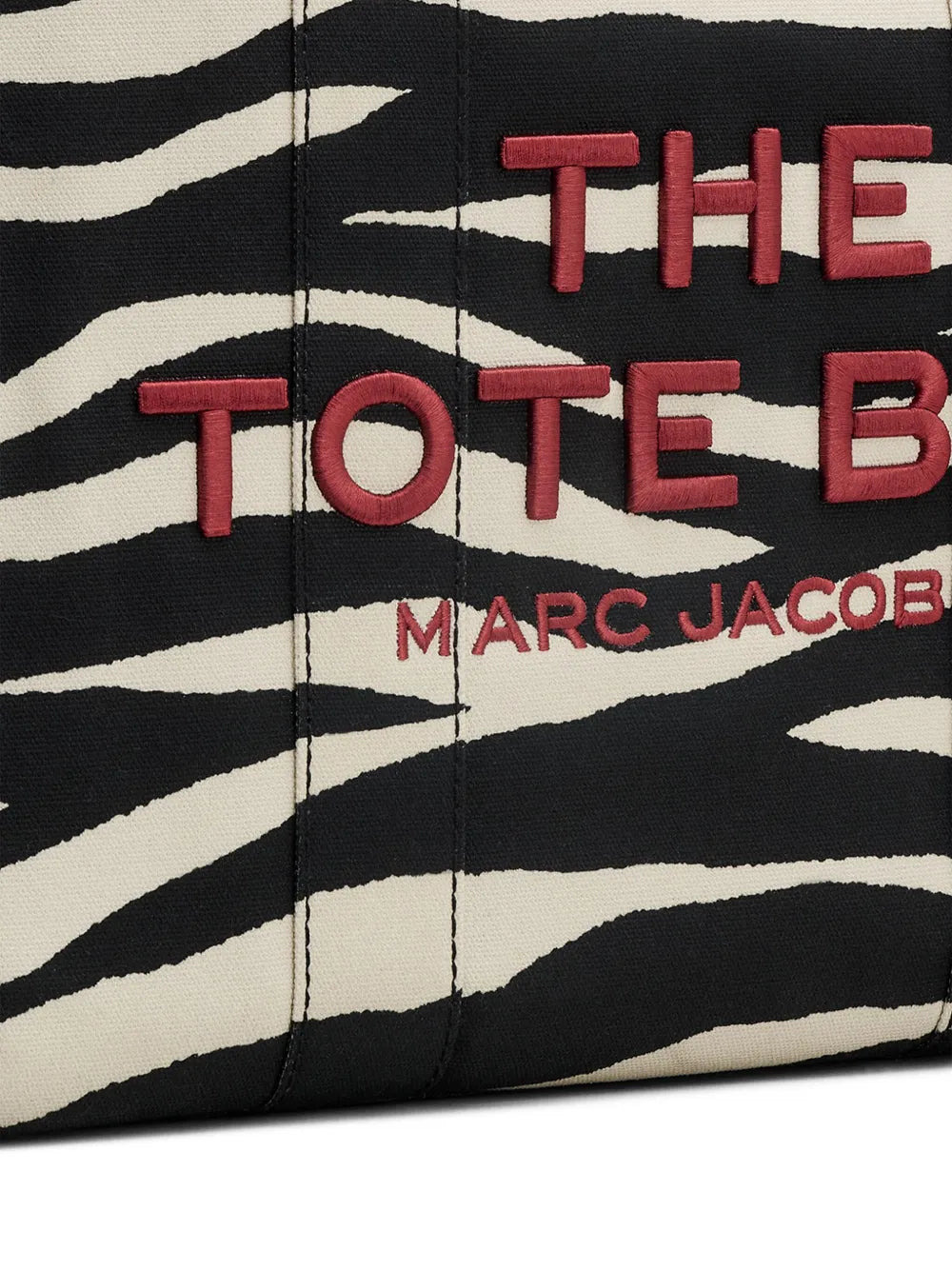 MARC JACOBS - Women The Zebra Canvas Large Tote Bag - 7