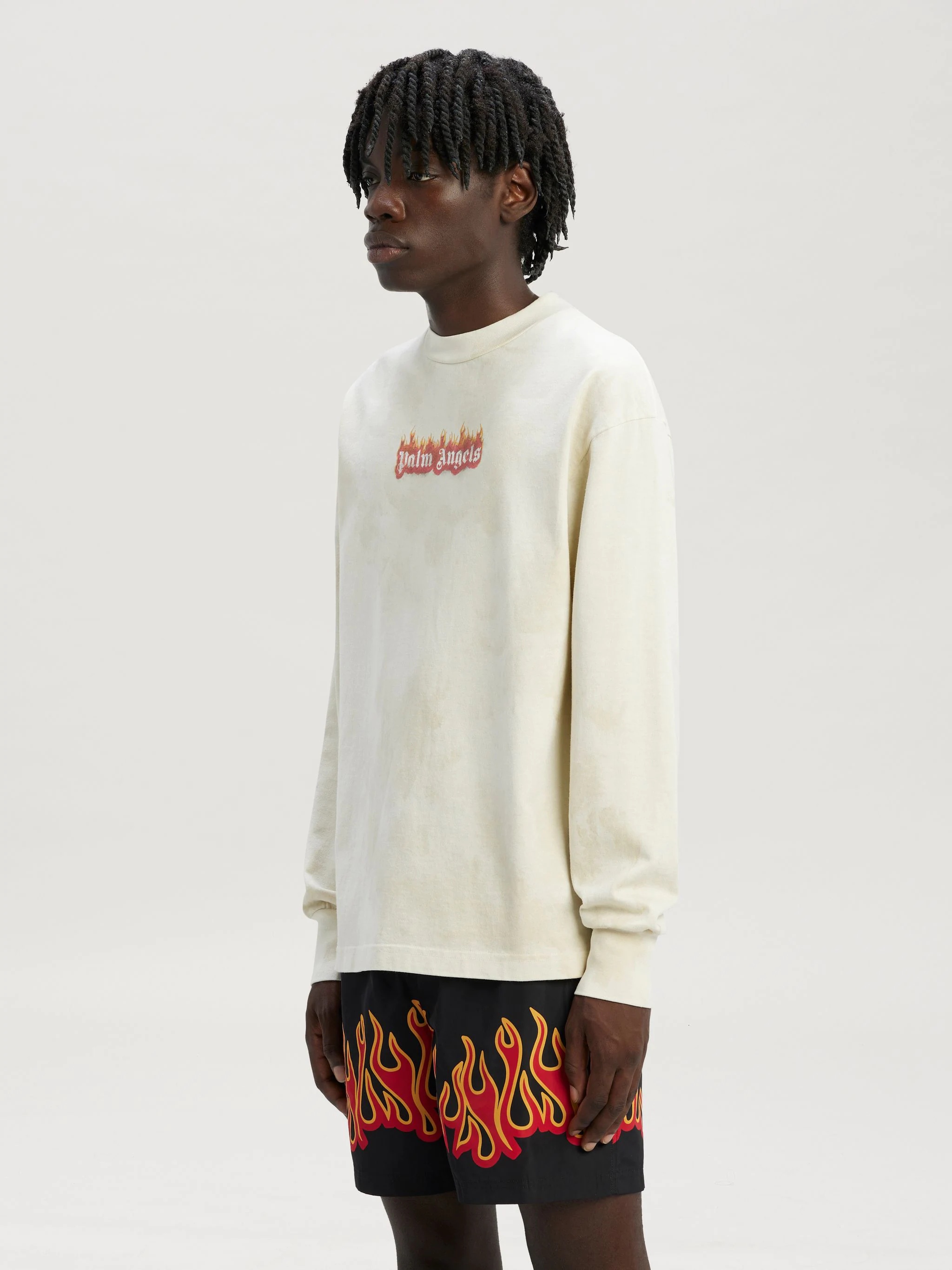 BURNING LOGO CLASSIC TEE LONG SLEEVES - 4