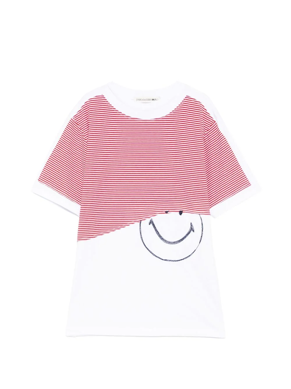 striped graphic T-shirt - 1