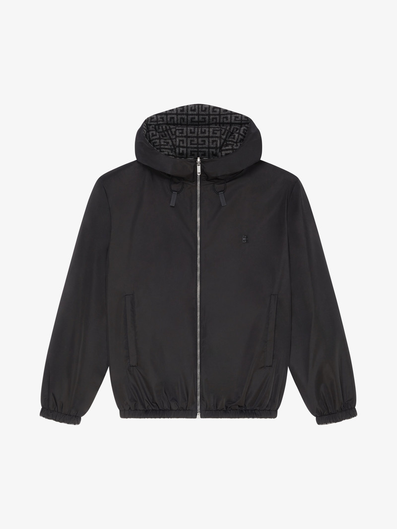 4G REVERSIBLE ZIPPED HOODIE IN WOOL 1