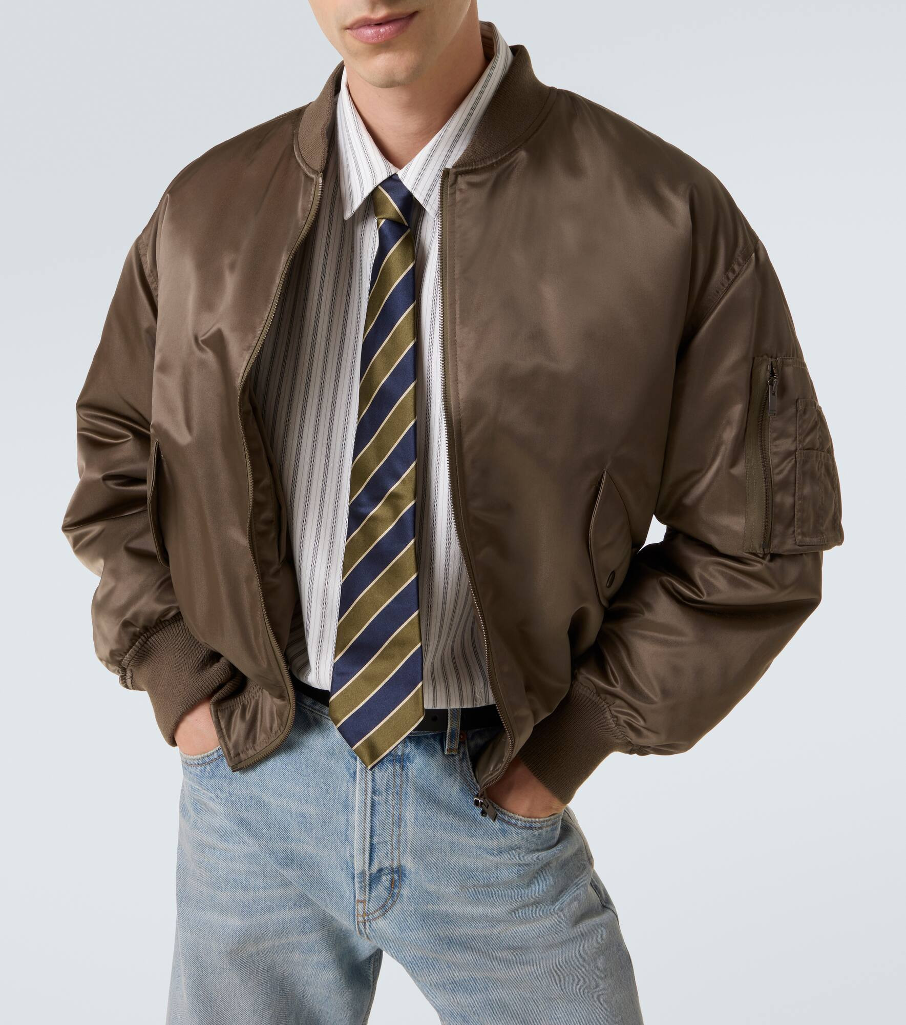 Twill bomber jacket - 5