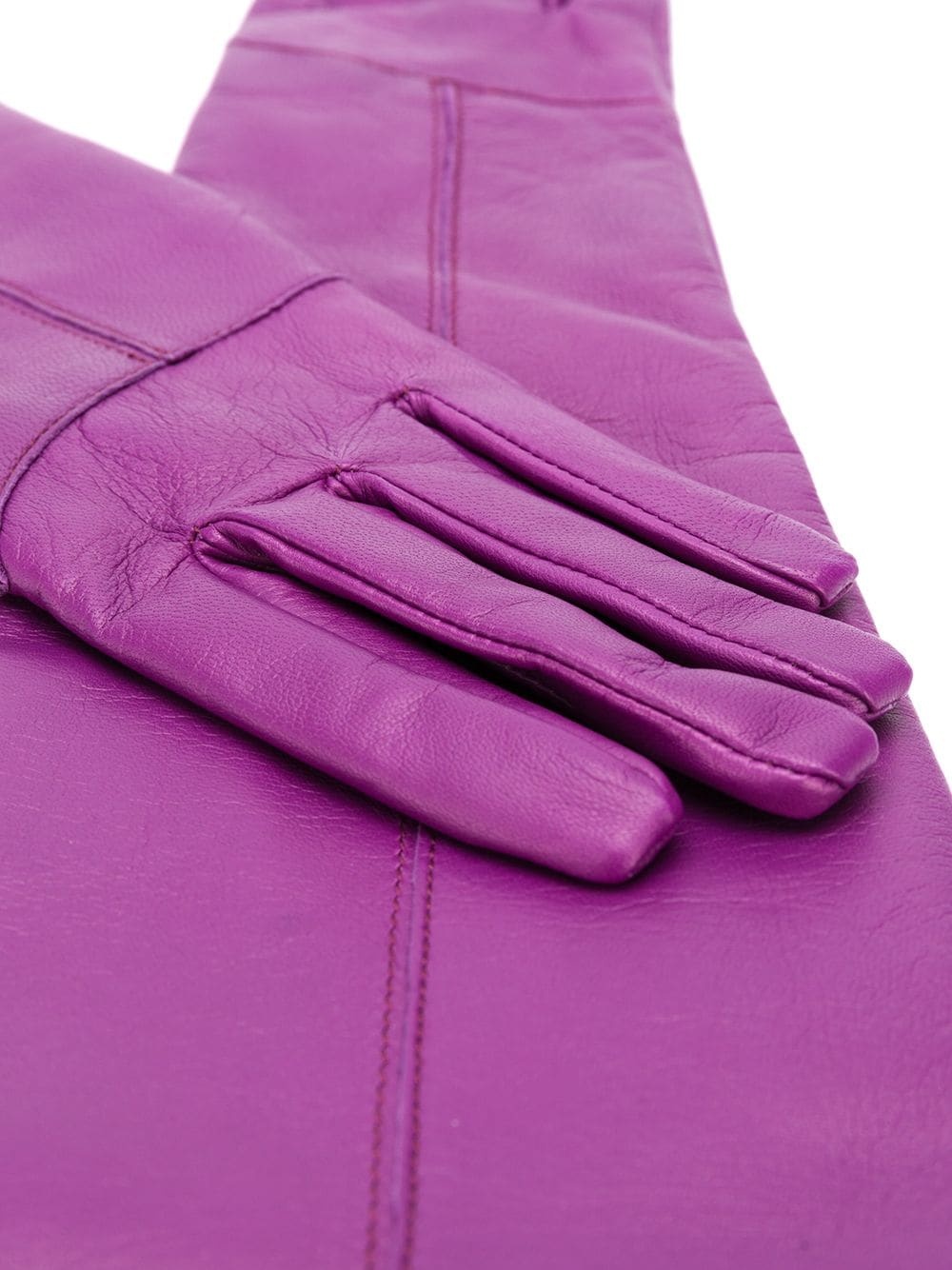 long stitched panel gloves - 2