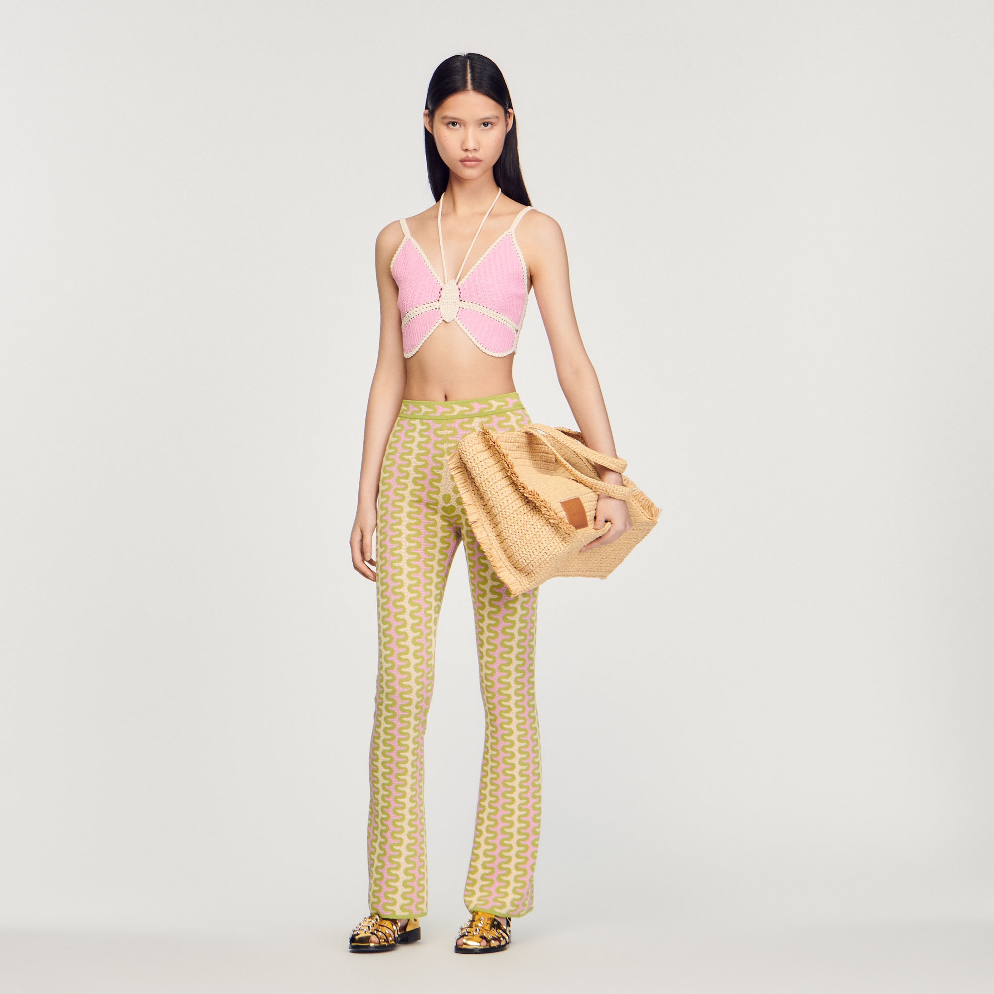 Patterned knit pants - 2