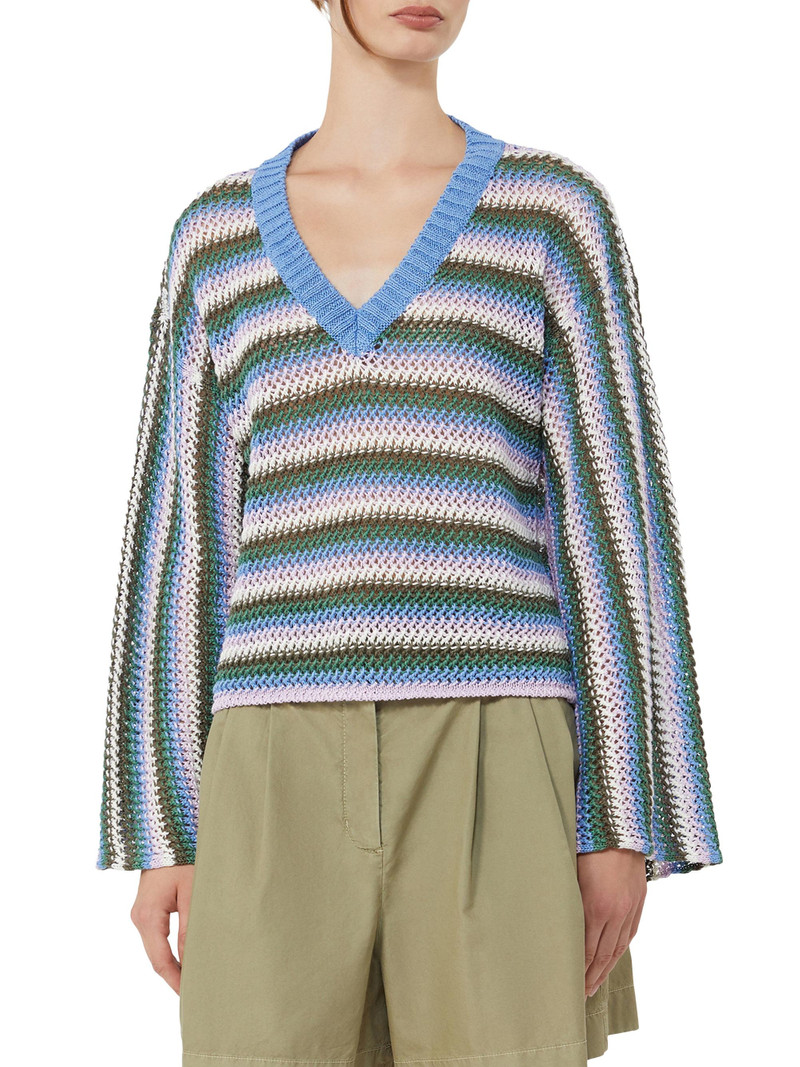 Women's Linen Yarn Sweater - Multicolour 5