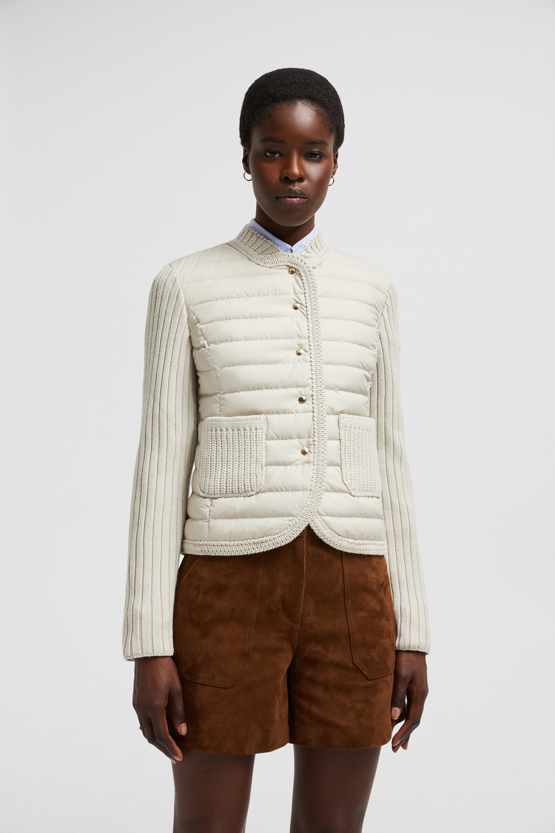 Padded Wool Cardigan - 3