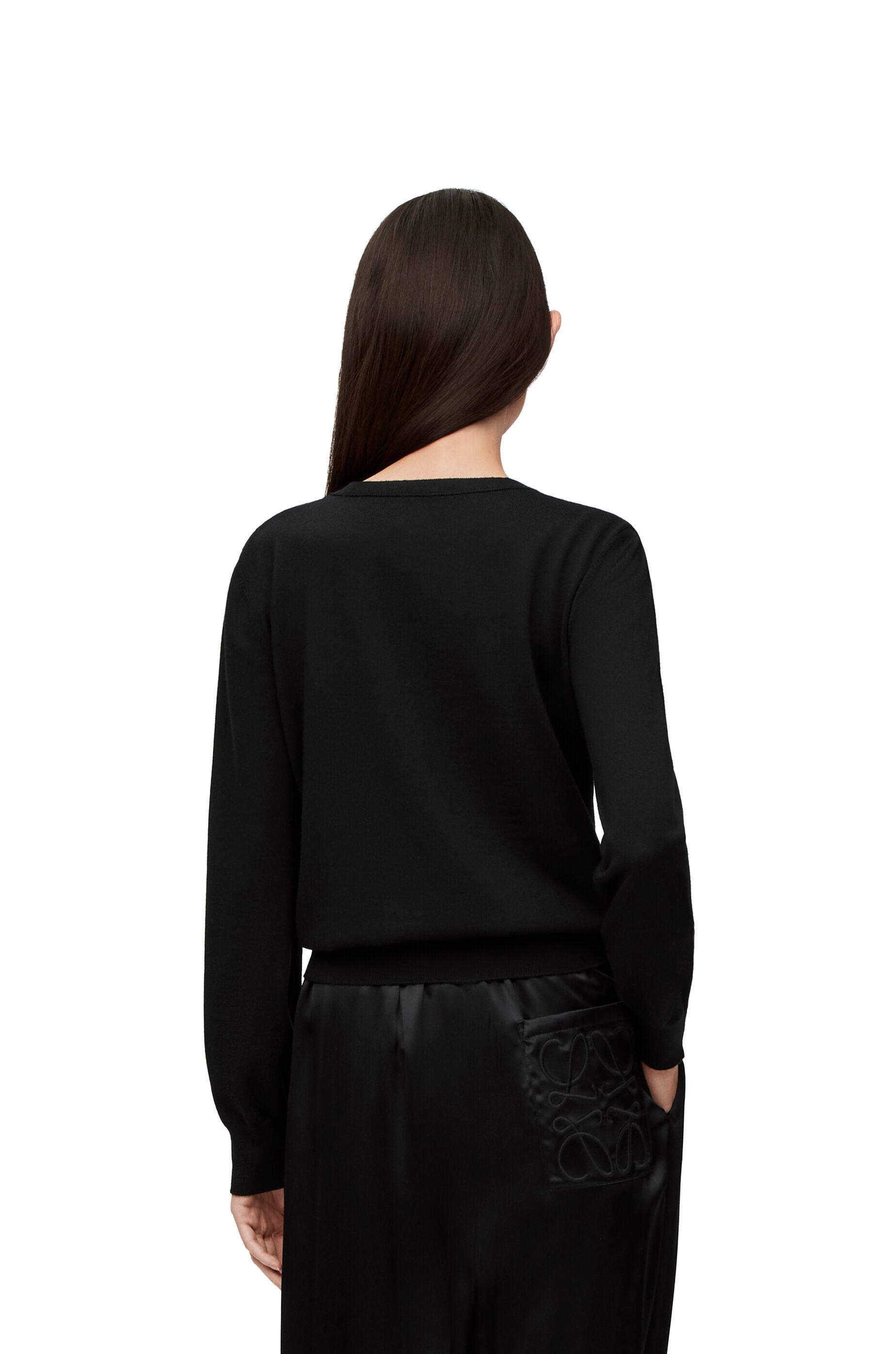 LOEWE charm cardigan in wool - 4