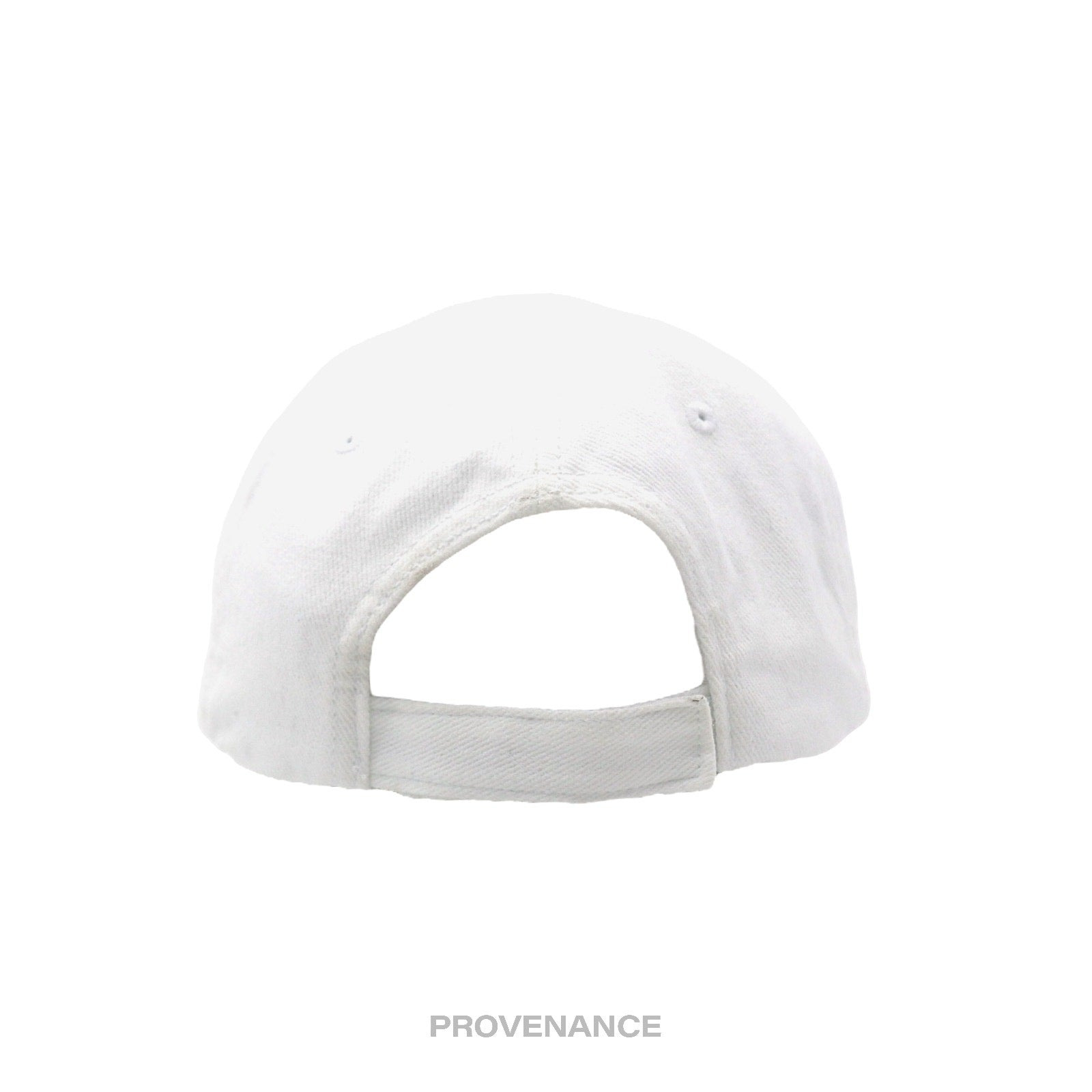 Balenciaga BB Logo Mode Embroidered Cap Hat - White - 6