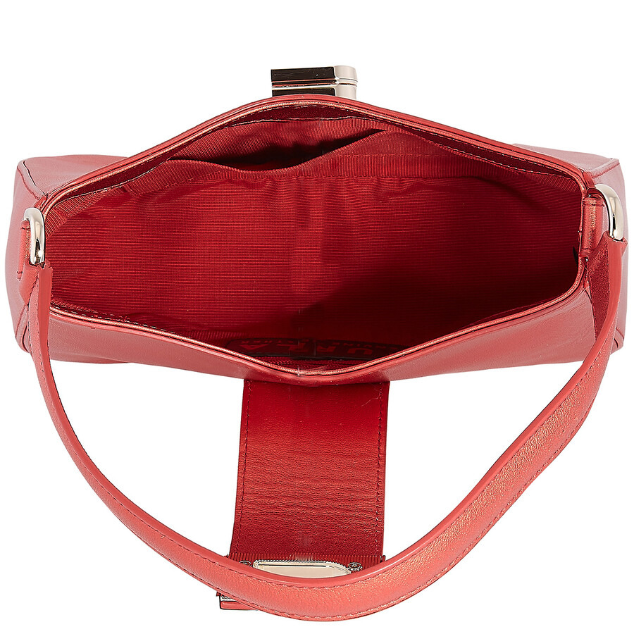 Furla 1927 Wave Metallic Leather Shoulder Bag - 5