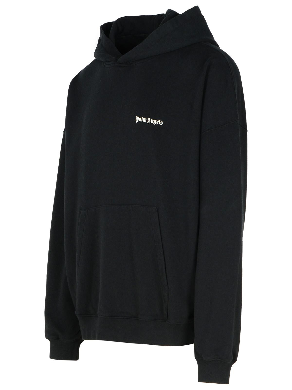 Palm Angels Black Cotton Sweatshirt Men - 2