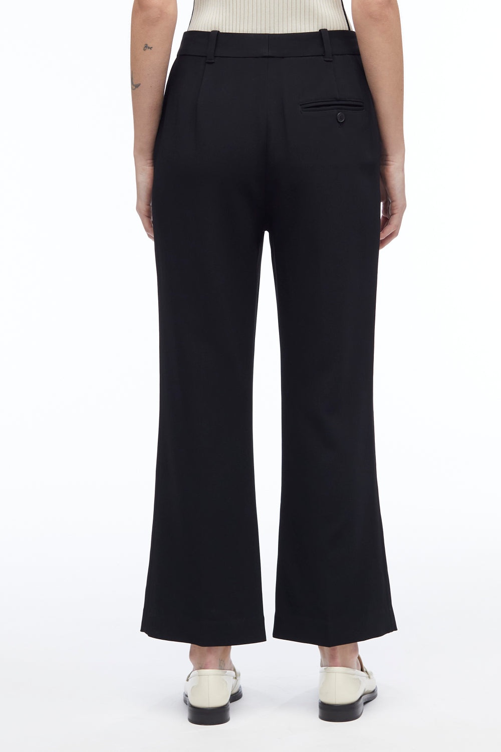 Matte Crepe Kick Flare Pant - 6