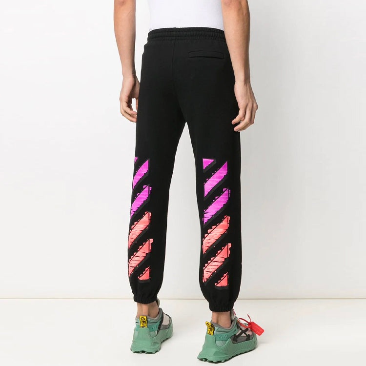 Off-White SS21 Street Style Cotton Logo Bottoms OMCH030R21FLE0011032 - 4