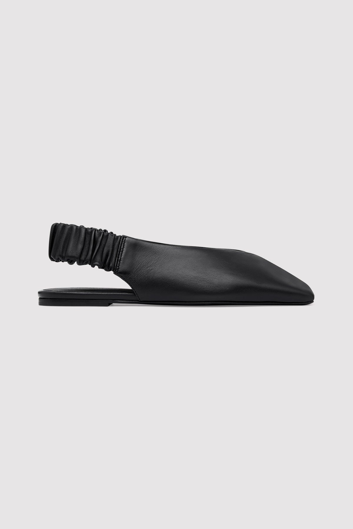 Envelope Sling Back Flat - Black - 6