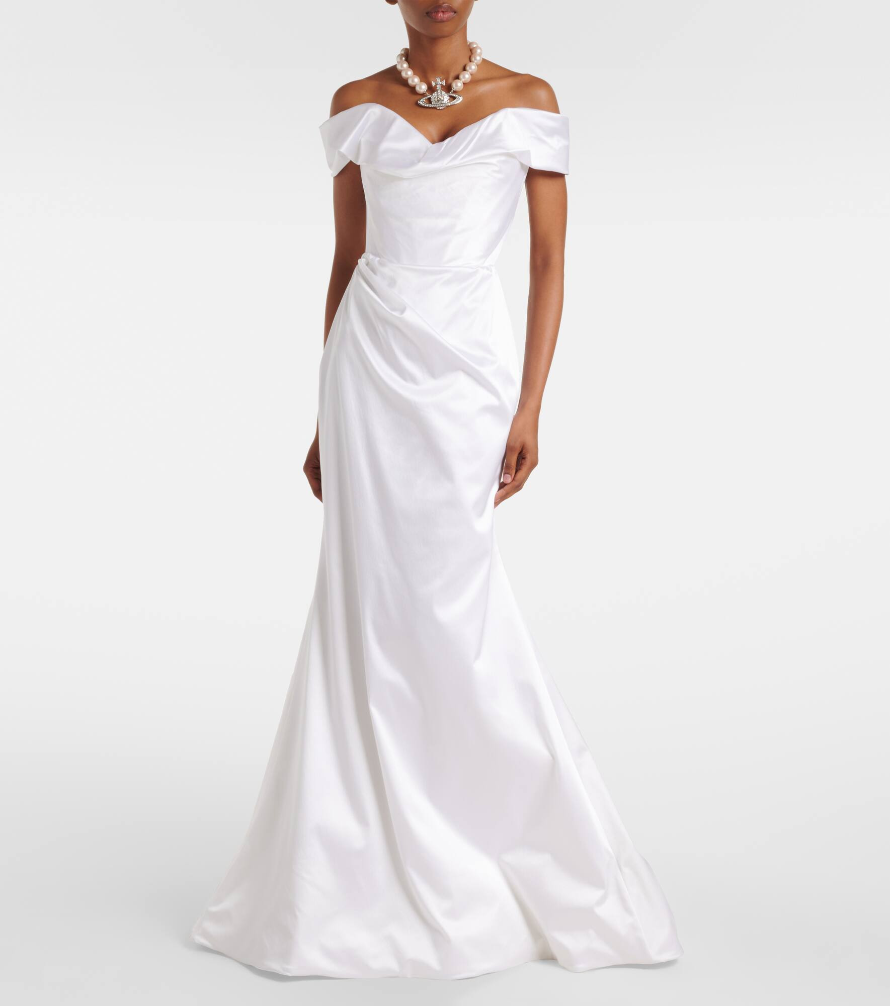 Bridal Nova Cora satin corset gown - 2