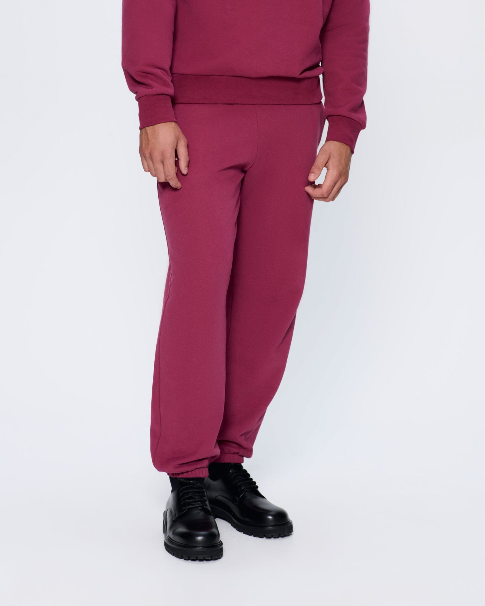 Mens 365 Midweight Track Pants - Milkyway Maroon - 4