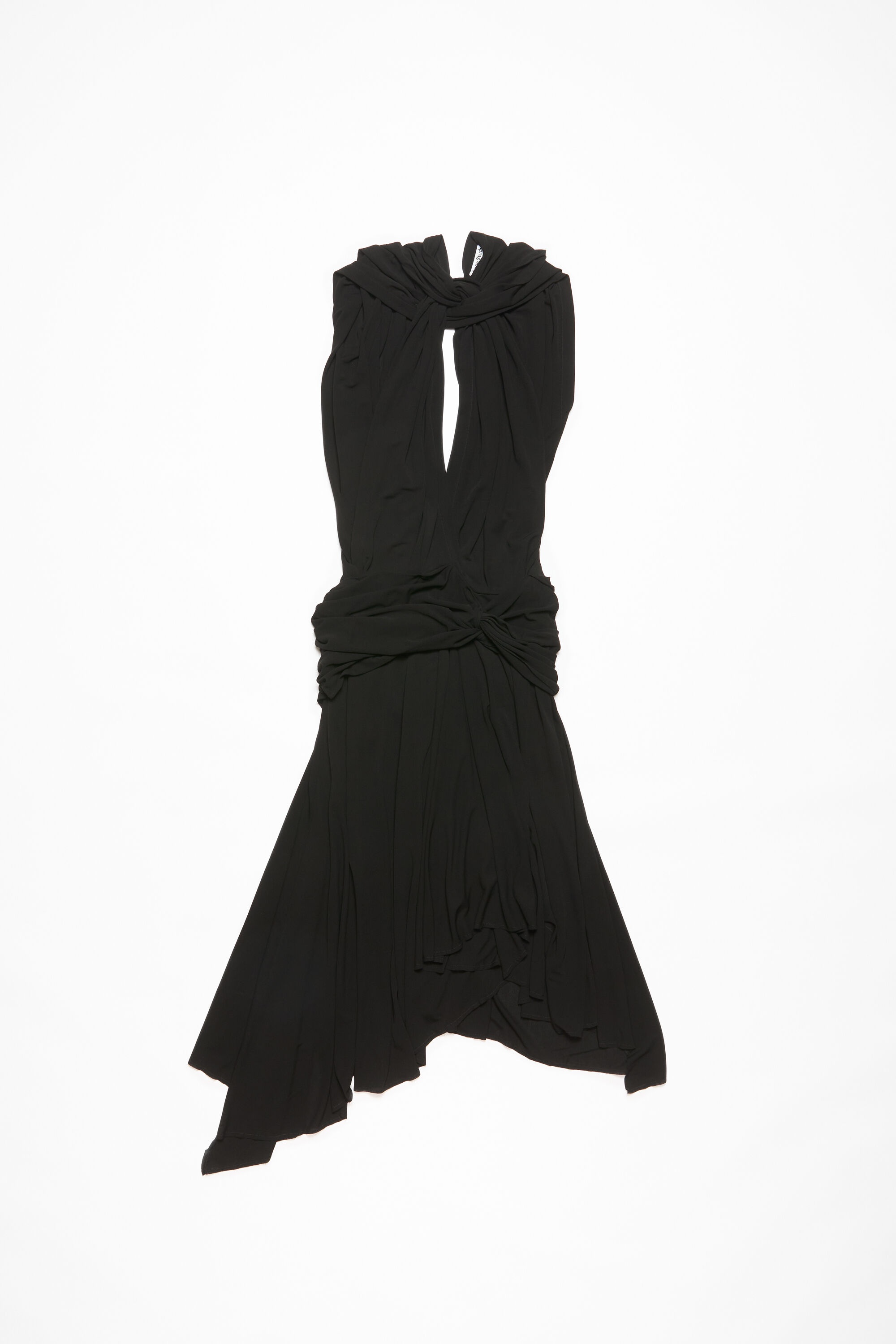 Sleeveless dress - Black - 7