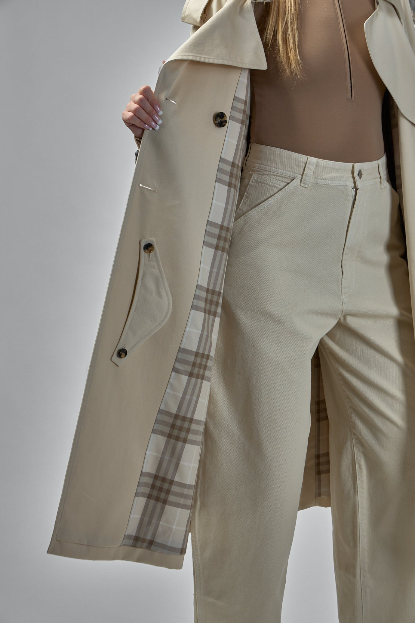 Long Gabardine Fitzrovia Trench Coat - 6