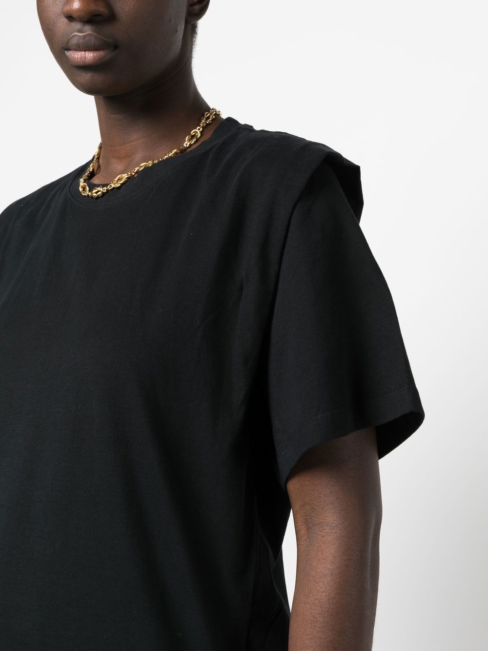 crew neck short-sleeved T-shirt - 5