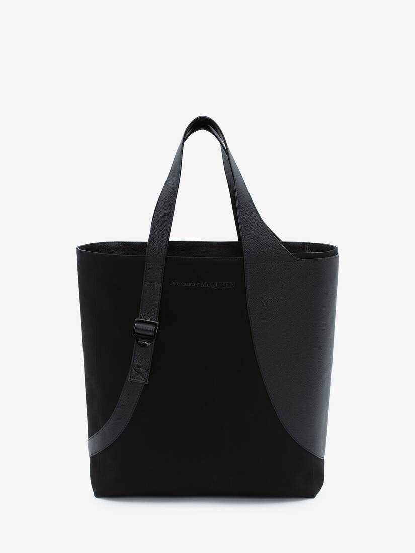 Medium Harness Tote Bag in Black - 1