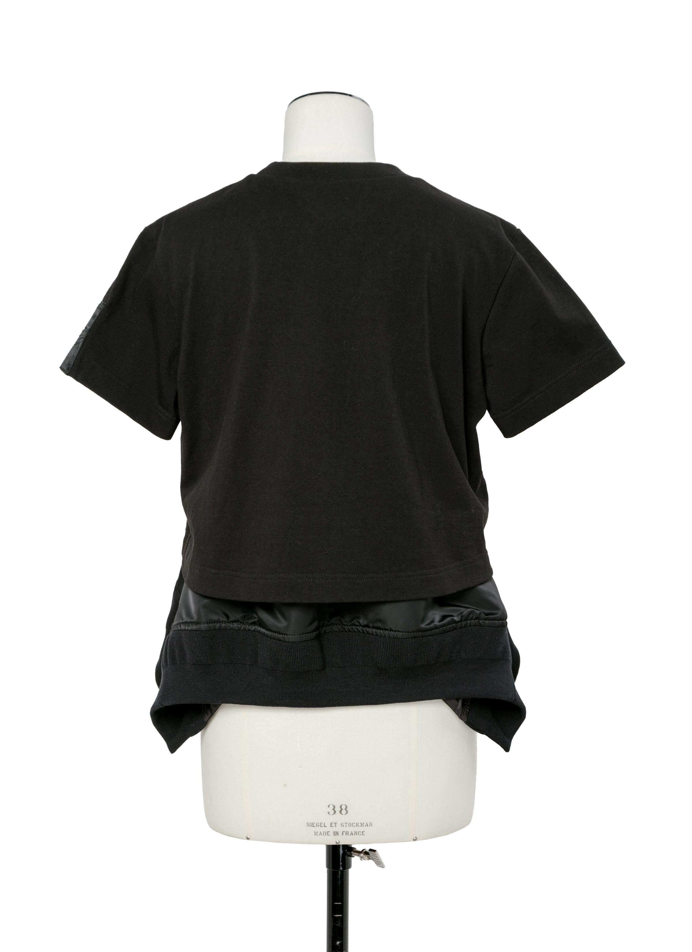 Cotton Jersey x Nylon Twill T-Shirt - 3