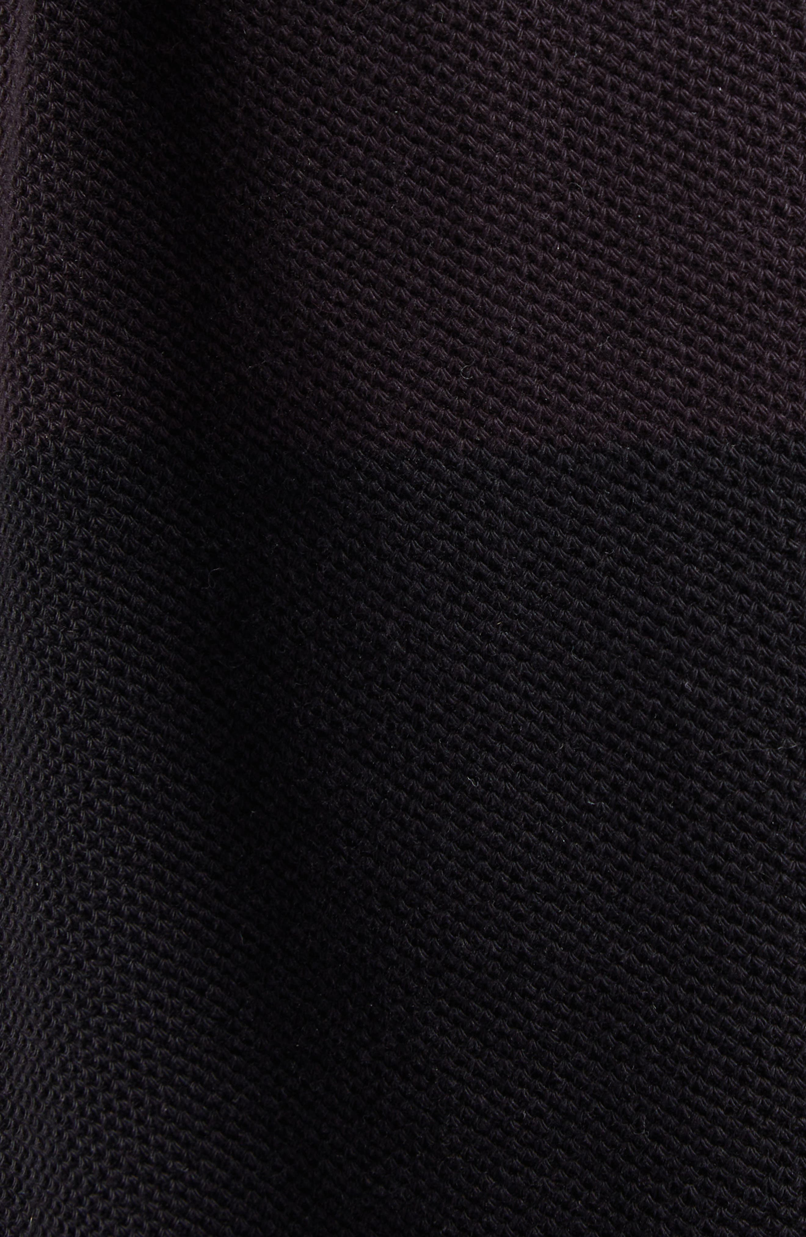 Alexander Wang Deconstructed Polo Miniskort in Black Overdyed Stripe at Nordstrom - 7