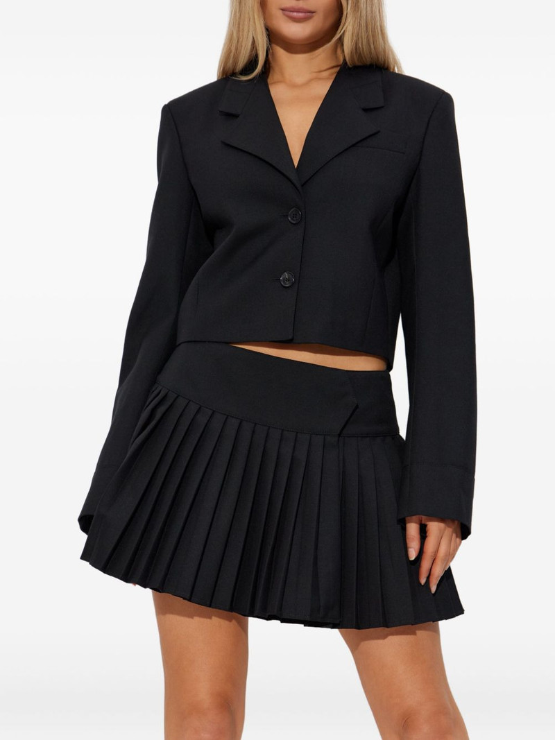 logo-print cropped blazer 3