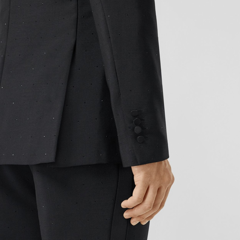 English Fit Embellished Wool Mohair Tailored Jacket 5