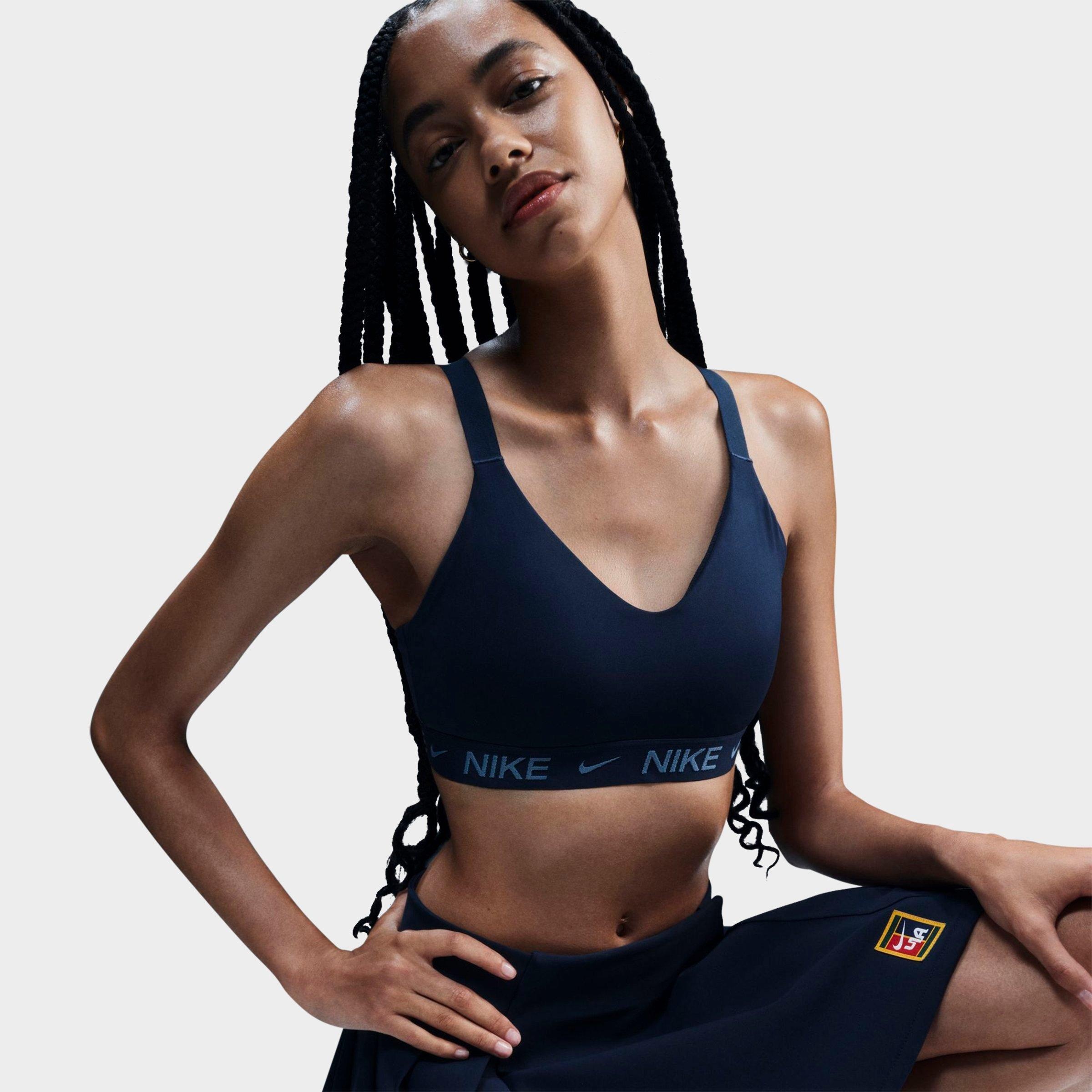 WOMEN'S NIKE DRI-FIT INDY MEDIUM SUPPORT SPORTS BRA - 4