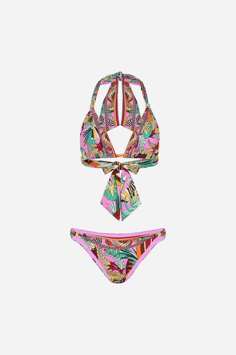 SOFT TIE BIKINI WITH TRIM - 1
