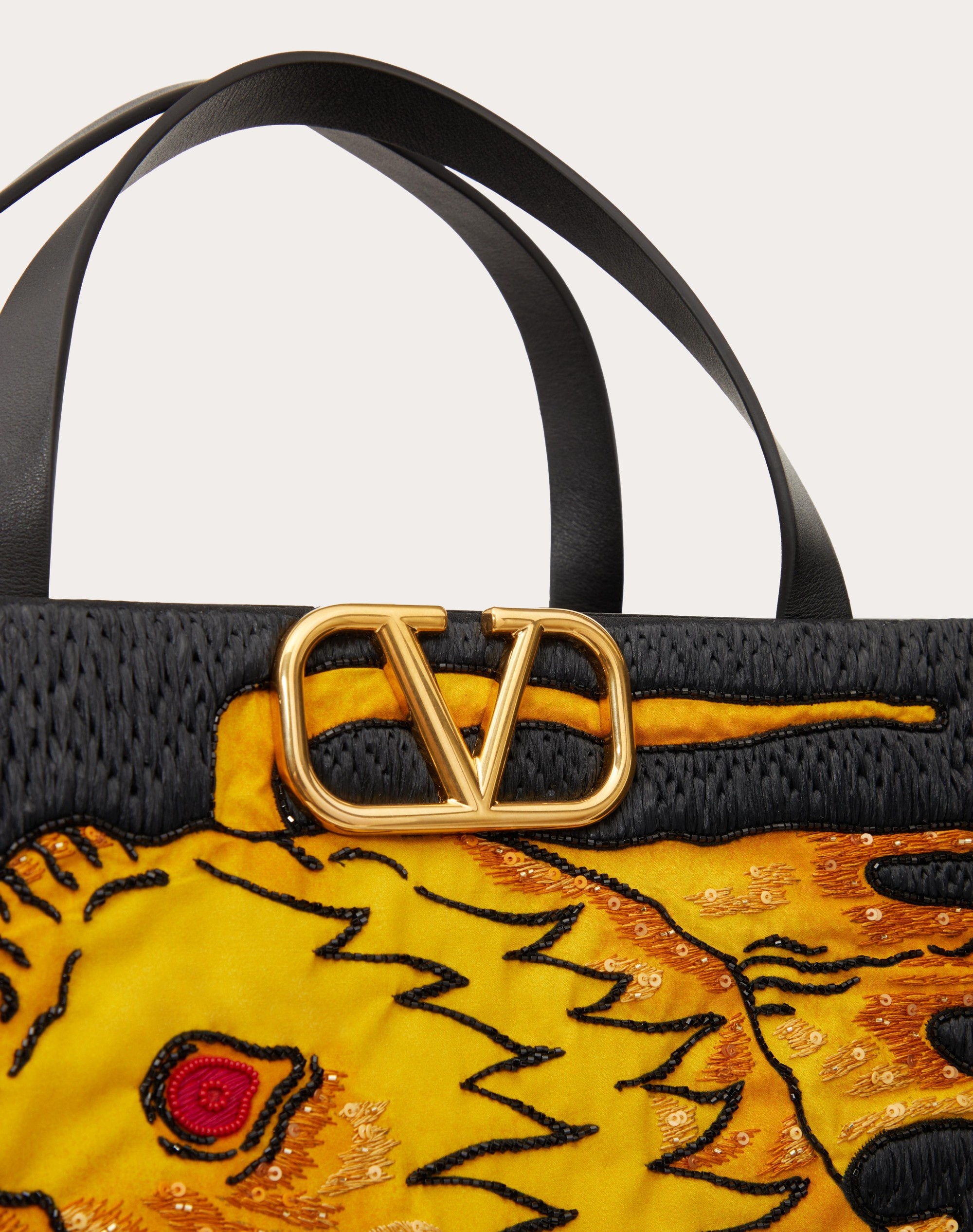 VLOGO SIGNATURE HANDBAG WITH DRAGO RE-EDITION EMBROIDERY - 5