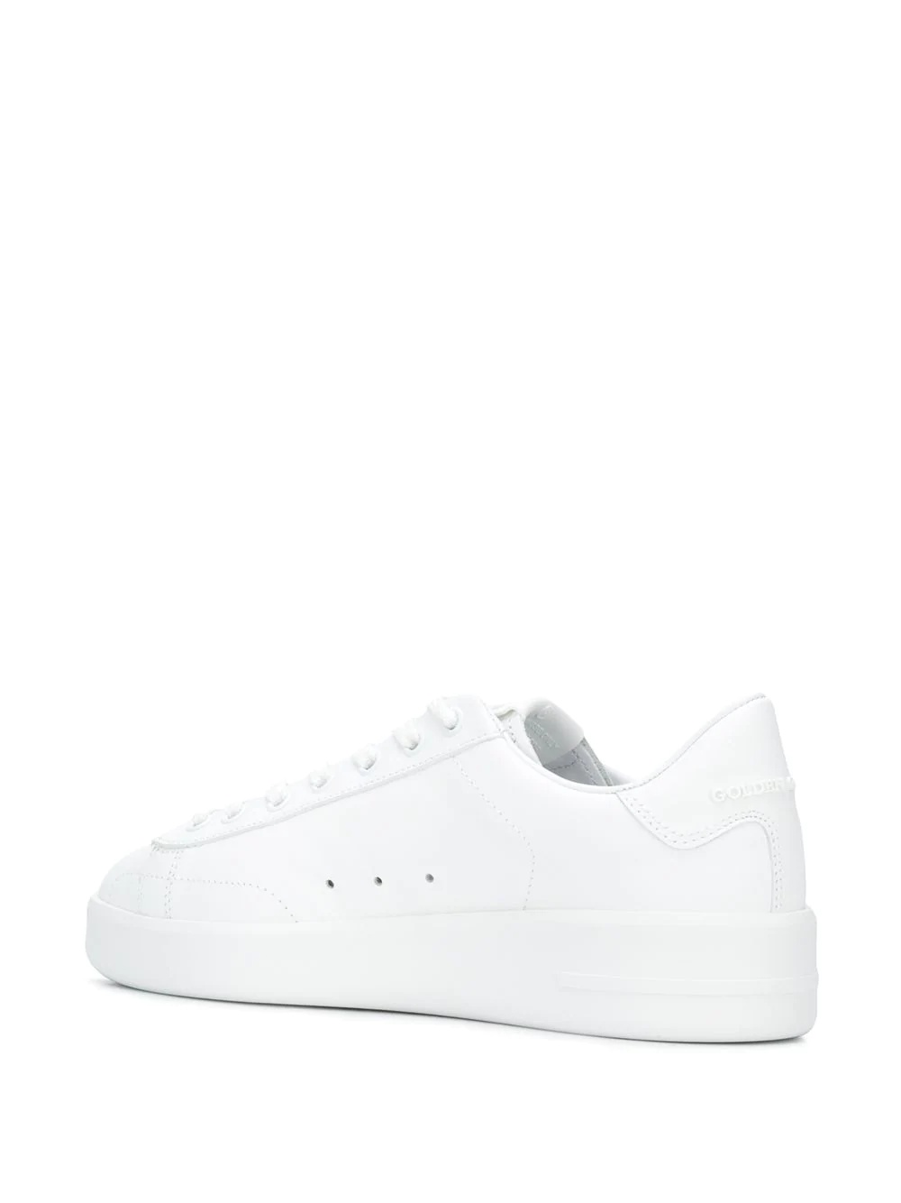 Pure leather low-top sneakers - 3