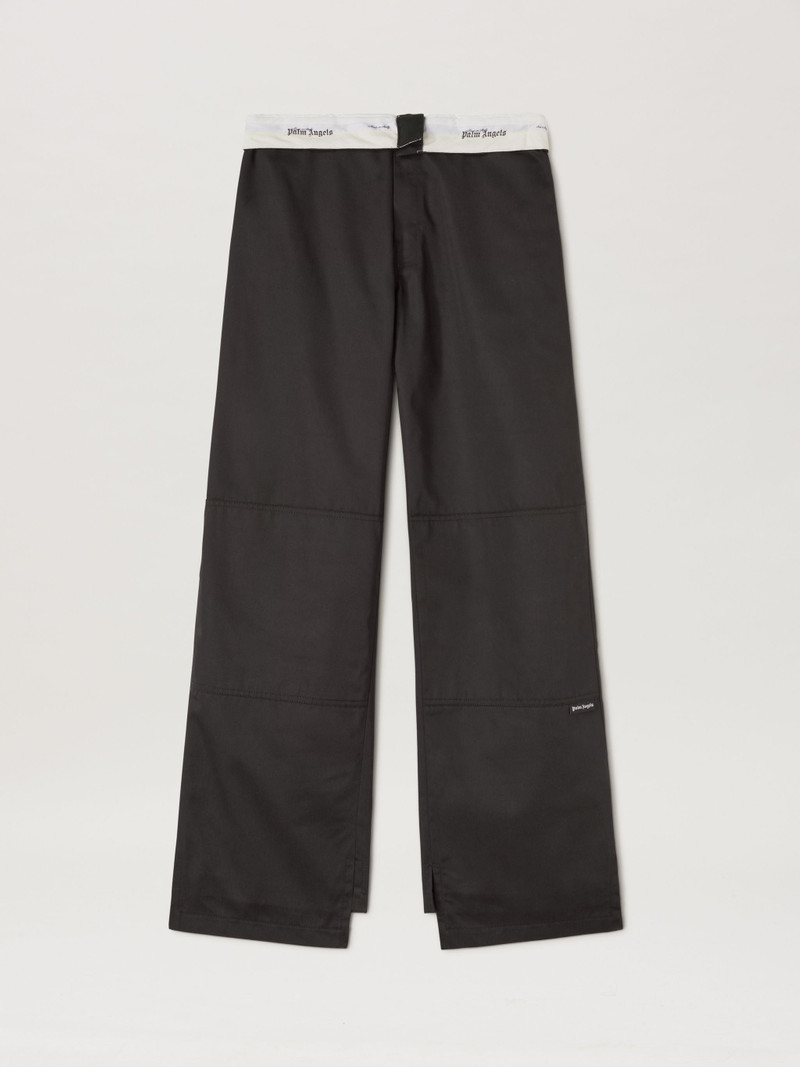 Reversed Waistband Chino Pants - 1