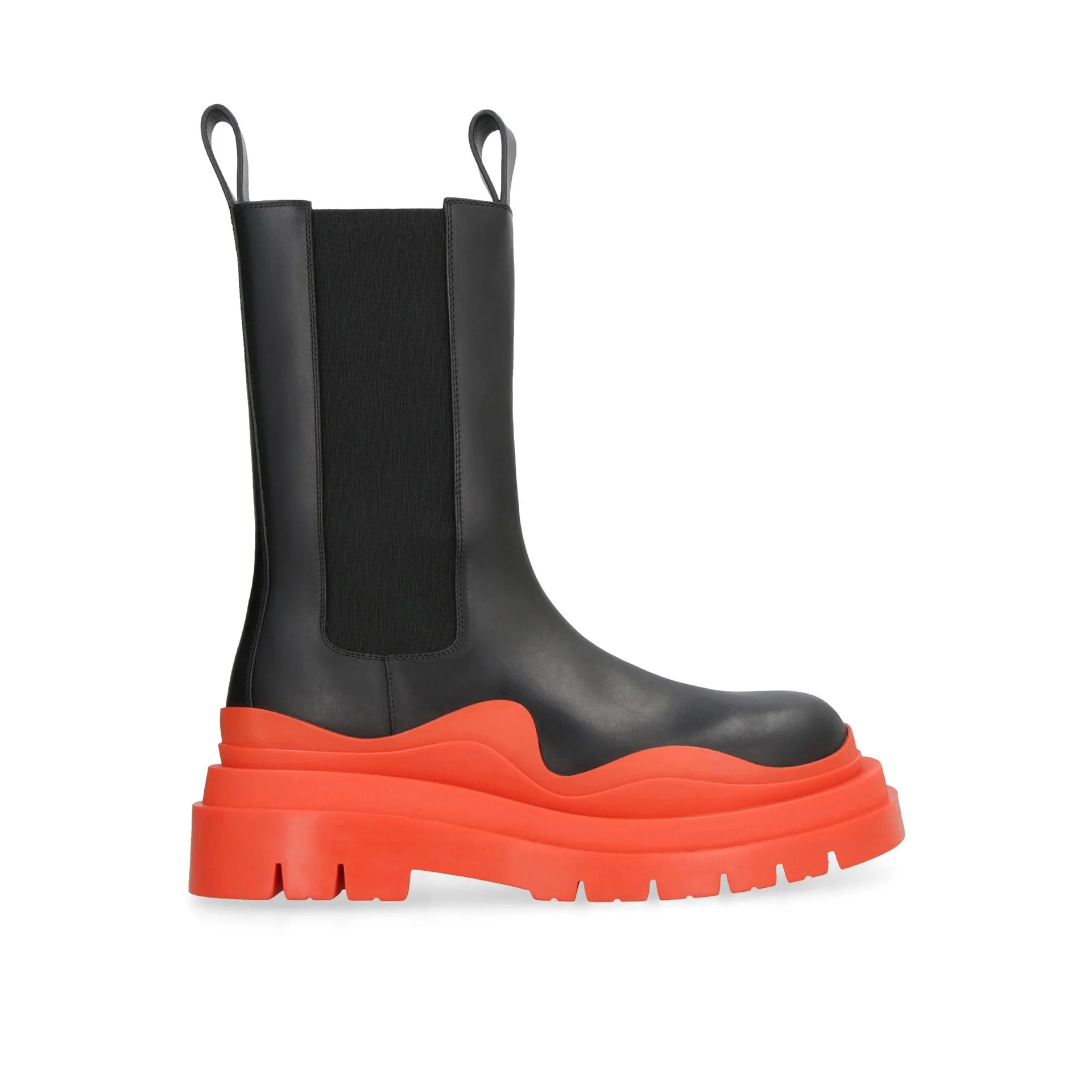 Bottega Veneta Leather Tire Boots Women - 1