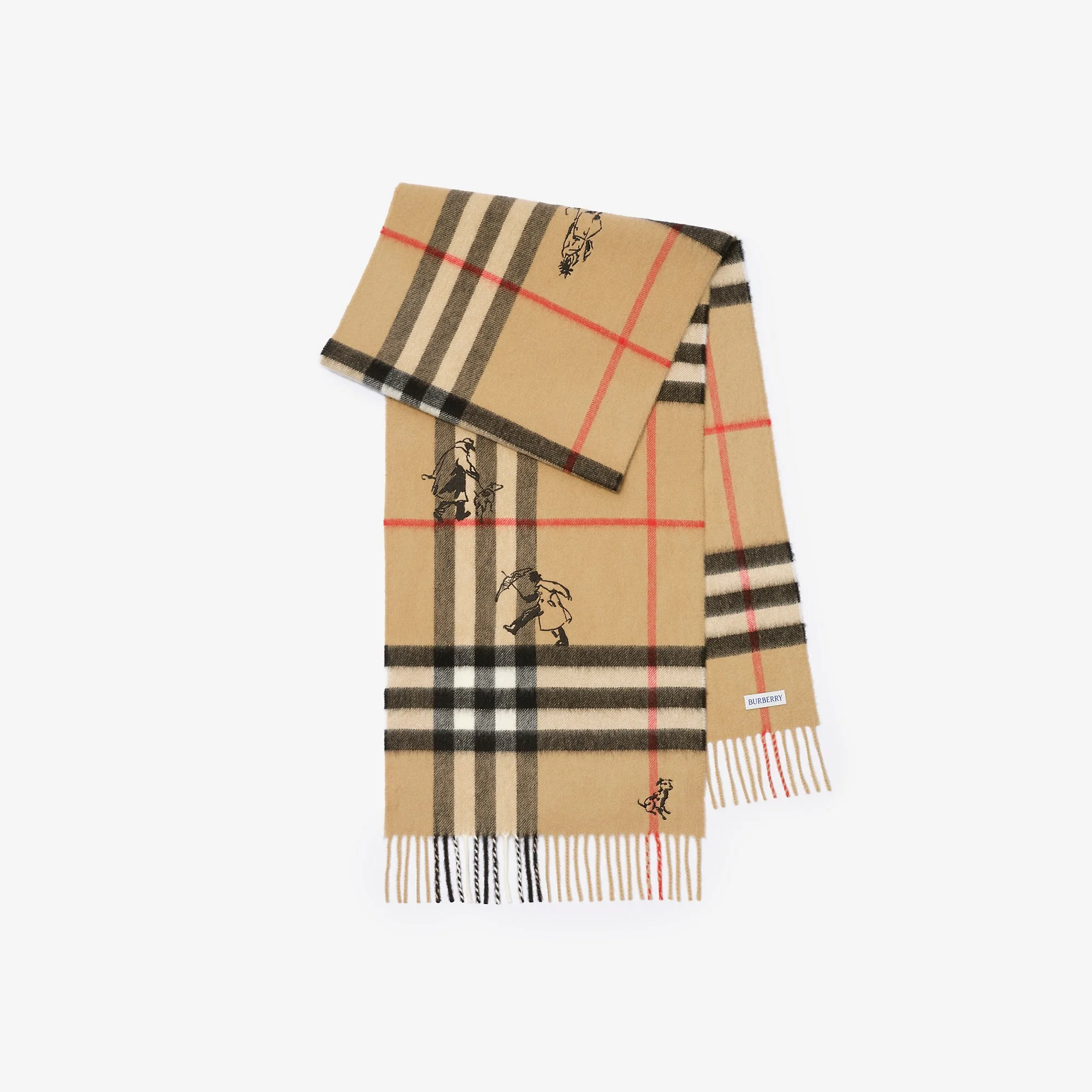 Check Mates Cashmere Scarf - 1