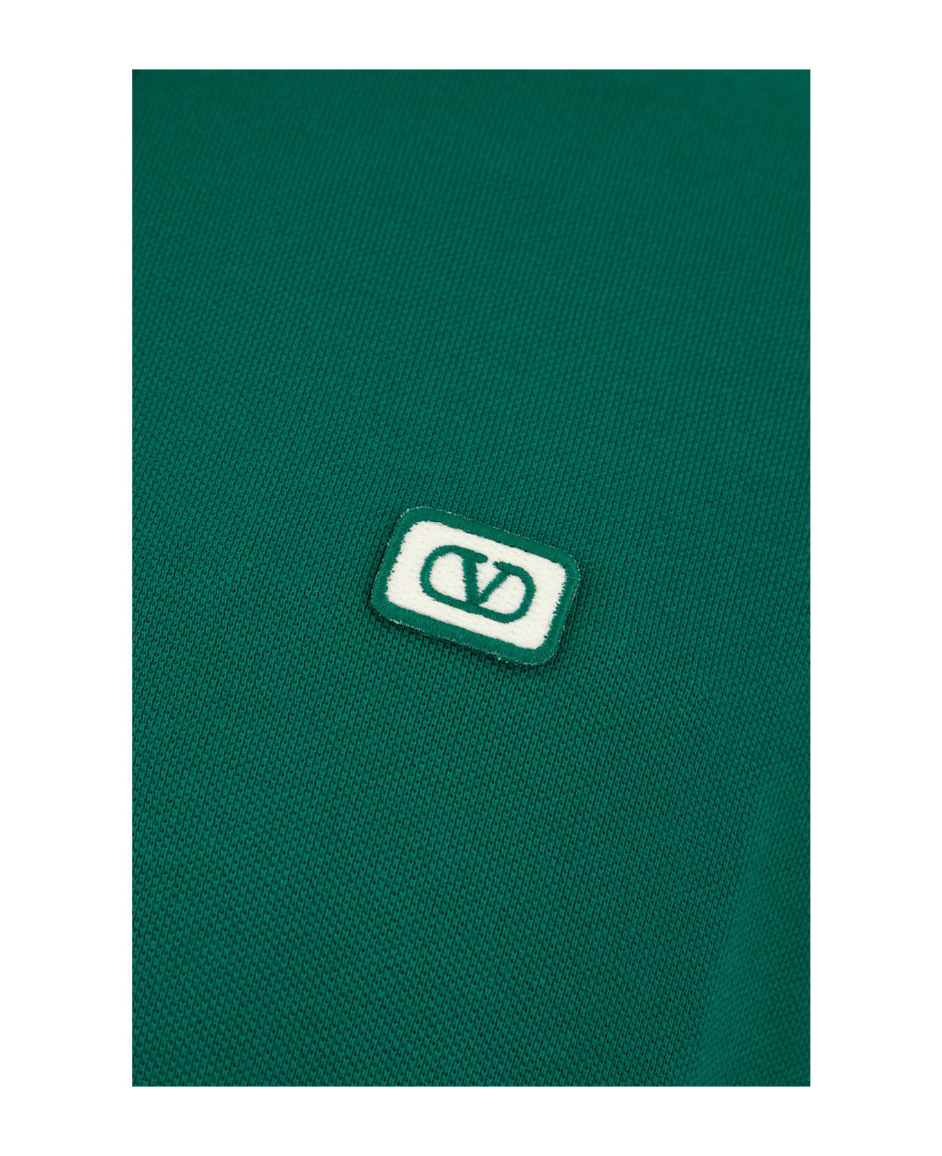 Green Piquet Polo Shirt - 3