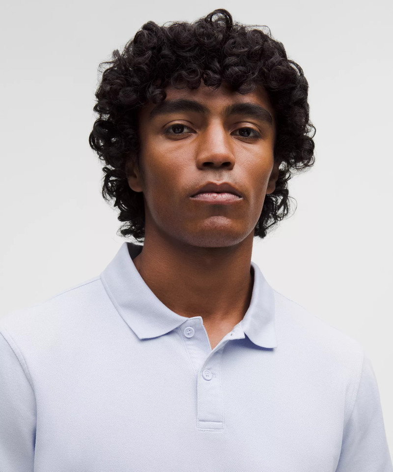 Cotton Pique Short-Sleeve Polo Shirt 4